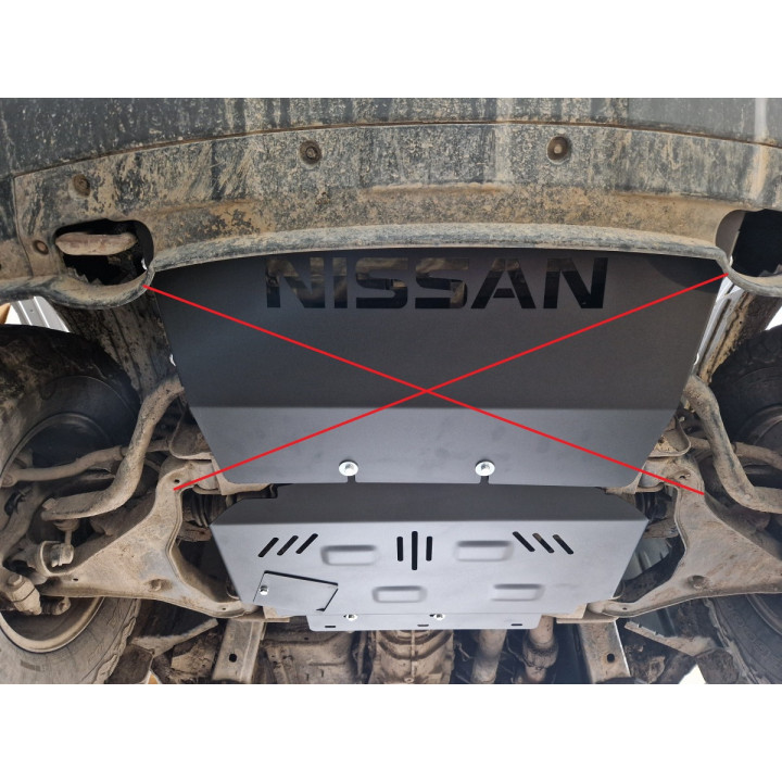 Scut Motor, Scut Protection, Nissan Navara 2005 - 2015 - EDK.ro