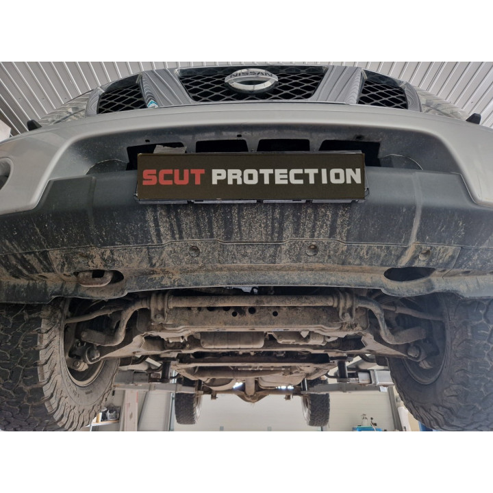 Skid Plate for Engine, Scut Protection, Nissan Navara 2005 - 2015 - EDK.ro