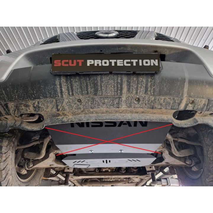 Scut Motor, Scut Protection, Nissan Navara 2005 - 2015 - EDK.ro