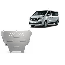 Aluminium Skid Plate for Engine, Scut Protection, Nissan NV300 2022 - Present - EDK.ro