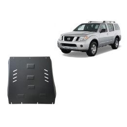 Skid Plate for Gearbox and Transfer Case, Scut Protection, Nissan Pathfinder 2005 - 2015 - EDK.ro
