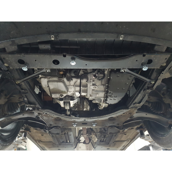 Aluminium Skid Plate for Engine, Scut Protection J11, Nissan Qashqai 2013 - 2021 - EDK.ro