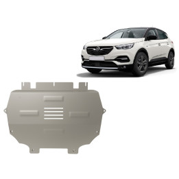 Aluminium Skid Plate for Engine, Scut Protection, Opel Grandland X 2017 - Present - EDK.ro