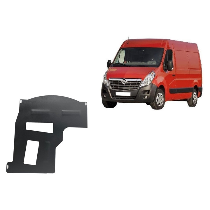 Skid Plate for Catalytic Converter, Scut Protection Anti Theft, Opel Movano 2010 - 2021 - EDK.ro