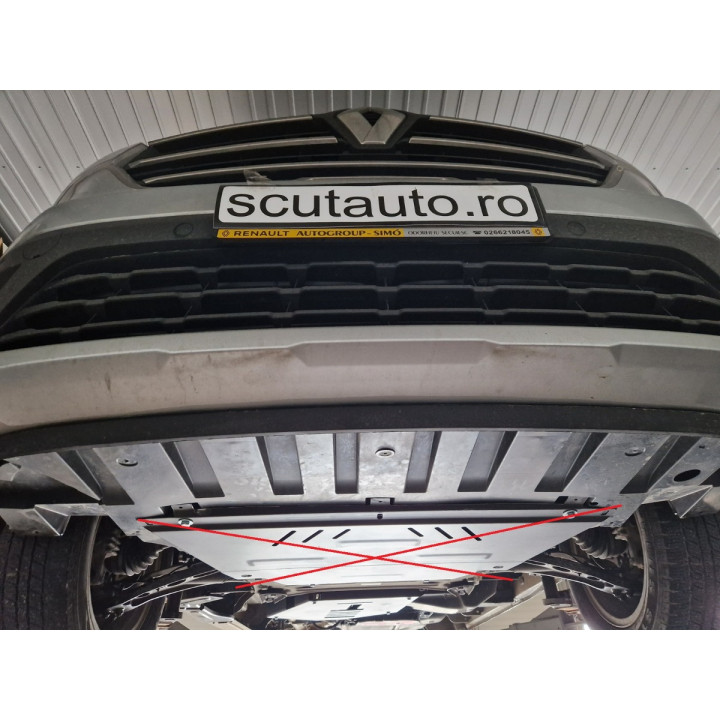 Skid Plate for Catalytic Converter, Scut Protection Anti Theft, Opel Movano 2010 - 2021 - EDK.ro