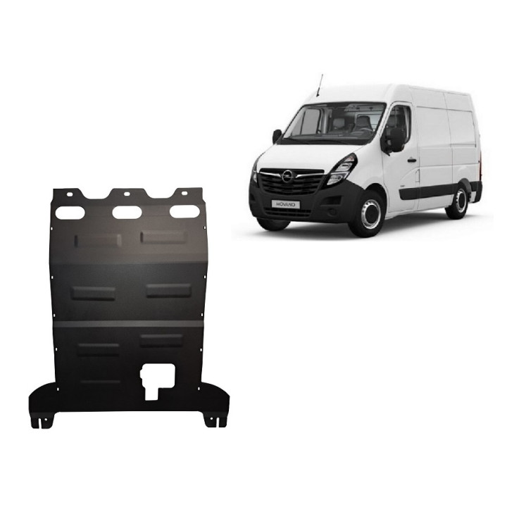 Skid Plate for Engine, Scut Protection, Opel Movano 2022 - Present - EDK.ro