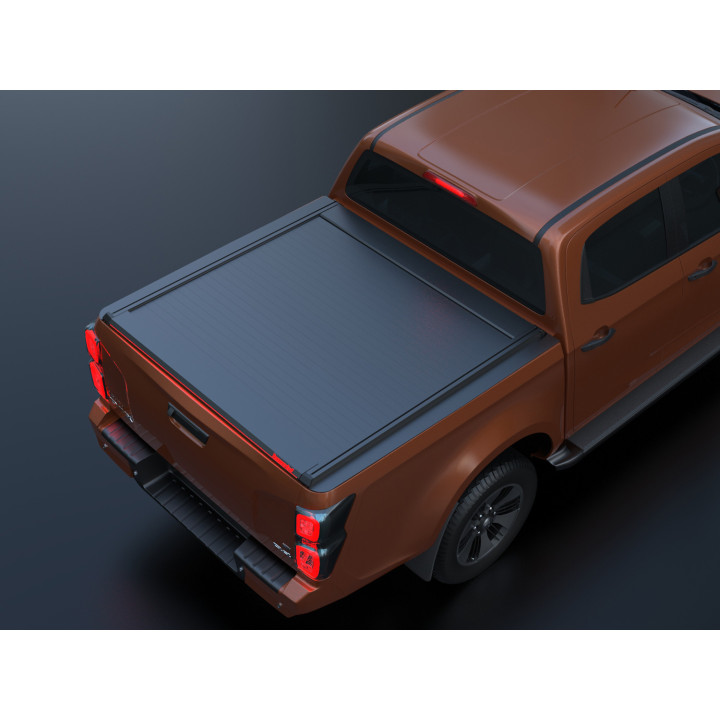 Manual Roll Top Tonneau Bed Cover, Tessera 4x4 Roll+, Isuzu D-Max Double Cab 2021 - Present - EDK.ro