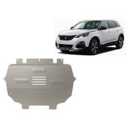 Aluminium Skid Plate for Engine, Scut Protection, Peugeot 5008 2017 - Present - EDK.ro