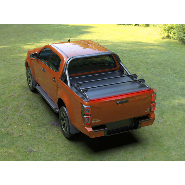 Manual Roll Top Tonneau Bed Cover, Tessera 4x4 Roll+, Isuzu D-Max Double Cab 2021 - Present - EDK.ro