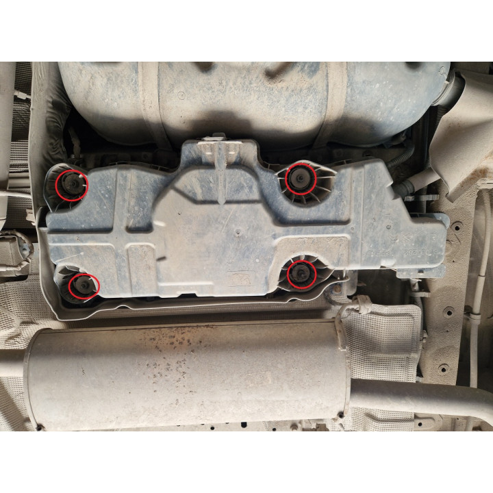 Skid Plate for AdBlue Tank, Scut Protection, Peugeot Boxer 2016 - Present - EDK.ro