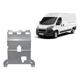 Aluminium Skid Plate for Engine, Scut Protection, Peugeot Boxer 2016 - Present - EDK.ro