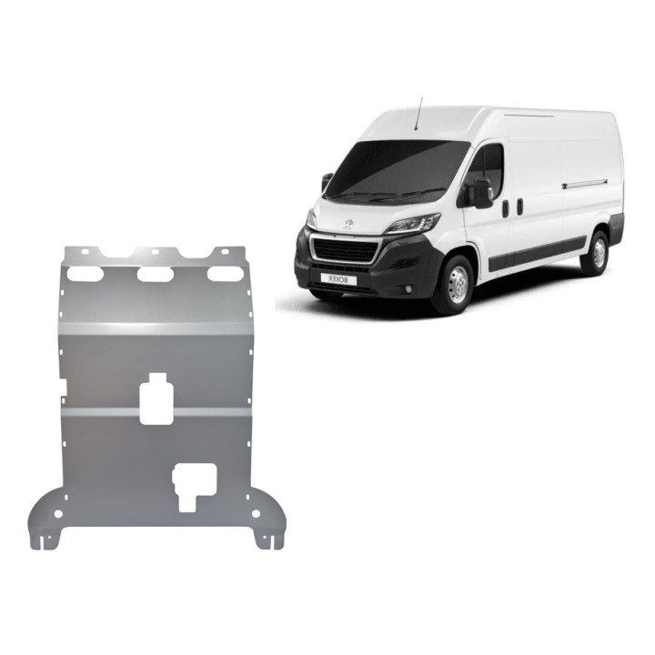Scut Motor din Aluminiu, Scut Protection, Peugeot Boxer 2016 - Prezent - EDK.ro