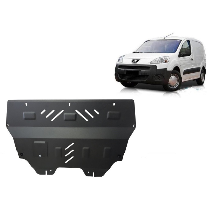 Skid Plate for Engine, Scut Protection Tepee, Peugeot Partner 2008 - 2020 - EDK.ro