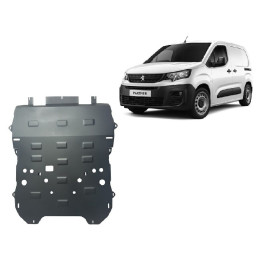 Skid Plate for Engine, Scut Protection, Peugeot Partner 2018 - Present - EDK.ro