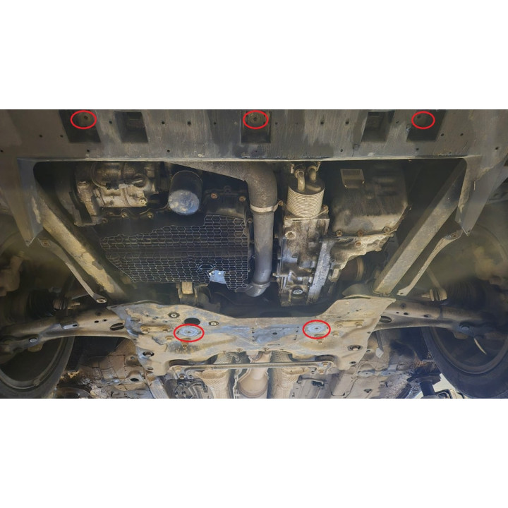 Skid Plate for Engine, Scut Protection, Peugeot Partner 2018 - Present - EDK.ro