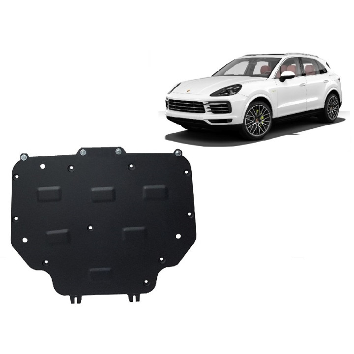 Skid Plate for Gearbox, Scut Protection, Porsche Cayenne 2018 - Present - EDK.ro