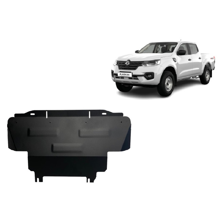 Skid Plate for Radiator, Scut Protection, Renault Alaskan 2017 - Present - EDK.ro