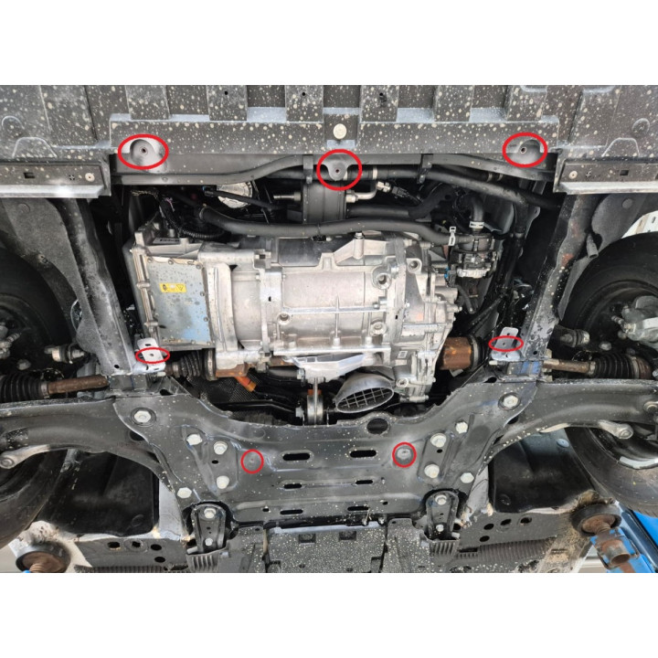 Skid Plate for Engine, Scut Protection, Renault Kangoo 2021 - Present - EDK.ro
