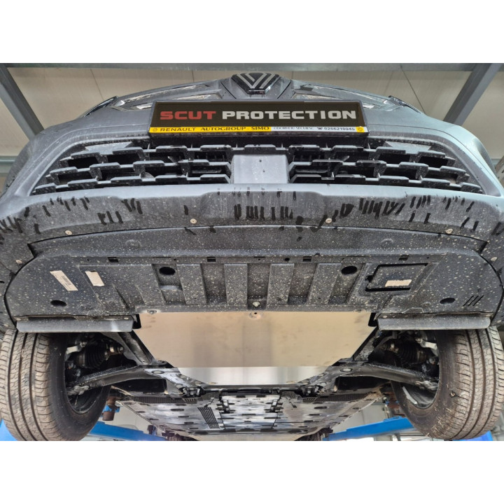 Aluminium Skid Plate for Engine, Scut Protection, Renault Kangoo 2021 - Present - EDK.ro