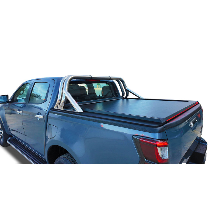 Manual Roll Top Tonneau Bed Cover, Tessera 4x4 Roll+, Isuzu D-Max Double Cab 2021 - Present - EDK.ro