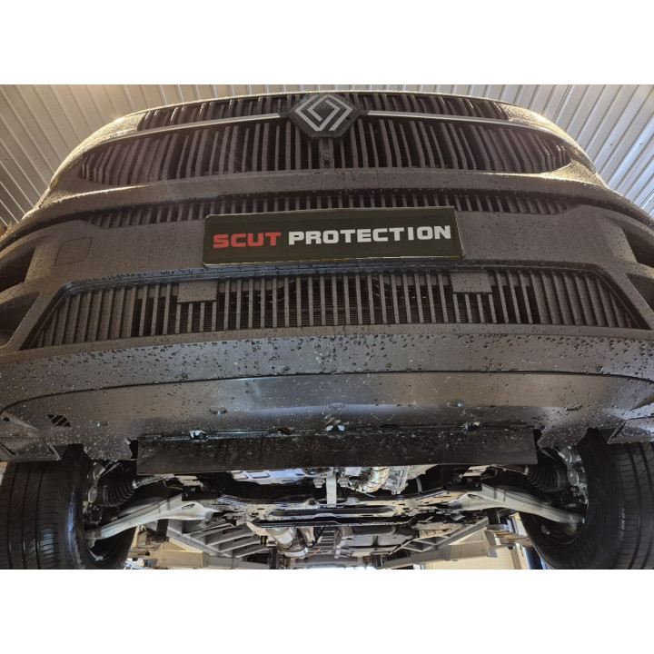 Aluminium Skid Plate for Engine, Scut Protection, Renault Master 2024 - Present - EDK.ro