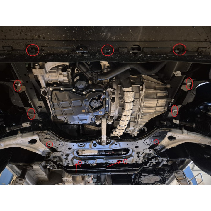Skid Plate for Engine, Scut Protection, Renault Master 2024 - Present - EDK.ro