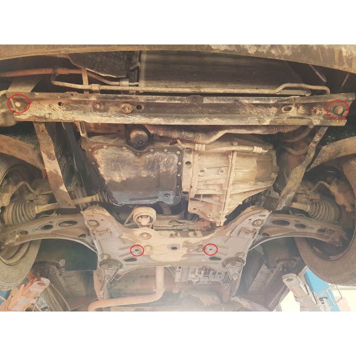 Skid Plate for Engine, Scut Protection, Renault Trafic 2003 - 2014 - EDK.ro