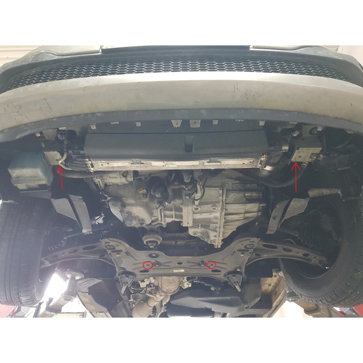 Skid Plate for Engine, Scut Protection After, Renault Trafic 2014 - 2021 - EDK.ro