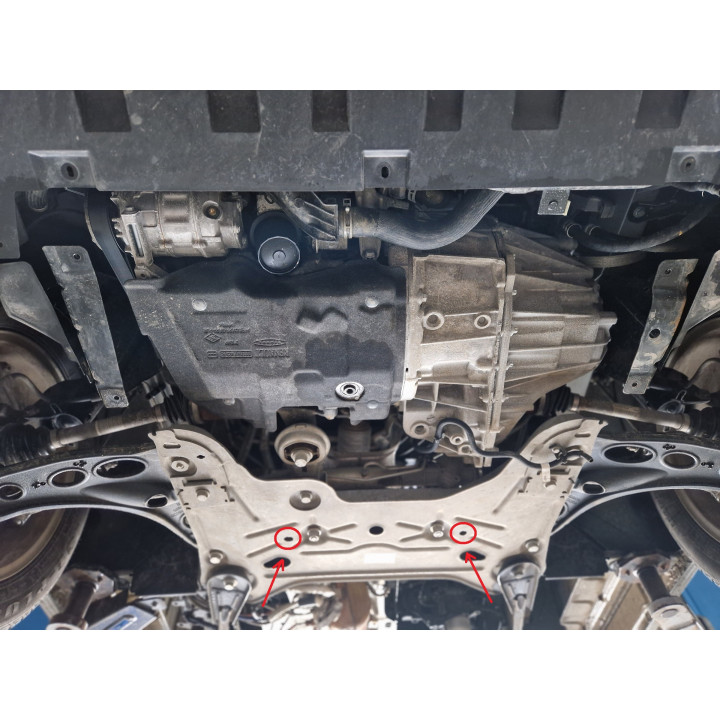 Aluminium Skid Plate for Engine, Scut Protection, Renault Trafic 2022 - Present - EDK.ro