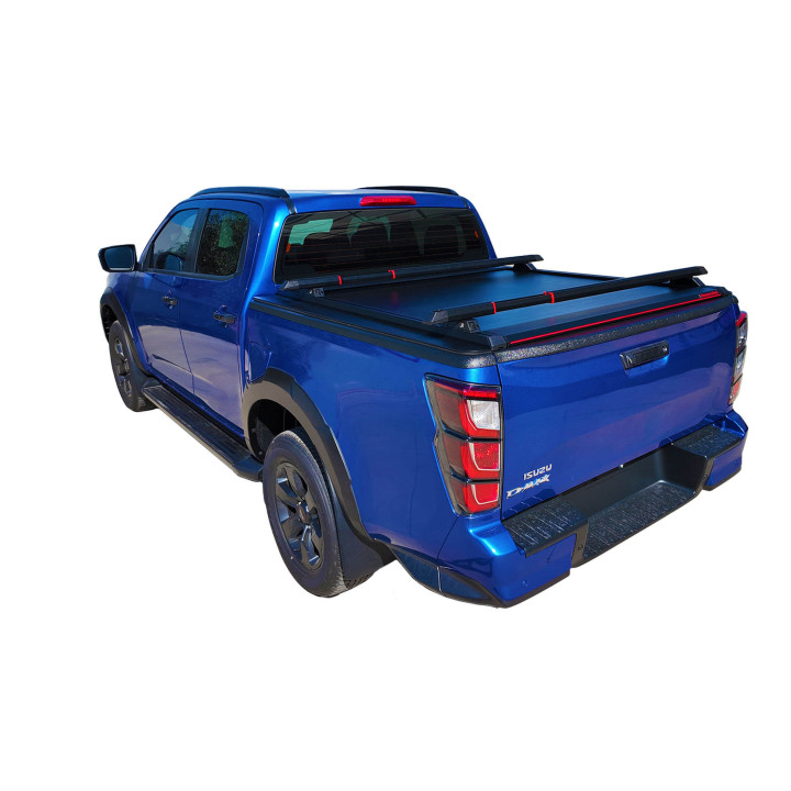 Manual Roll Top Tonneau Bed Cover, Tessera 4x4 Roll+, Isuzu D-Max Double Cab 2021 - Present - EDK.ro