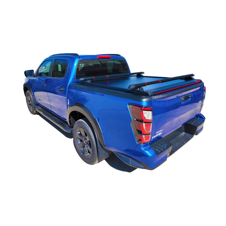 Manual Roll Top Tonneau Bed Cover, Tessera 4x4 Roll+, Isuzu D-Max Double Cab 2021 - Present - EDK.ro