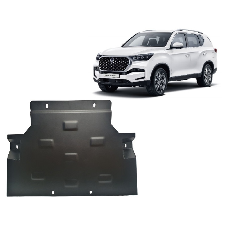 Skid Plate for Gearbox, Scut Protection, SsangYong Rexton 2017 - Present - EDK.ro
