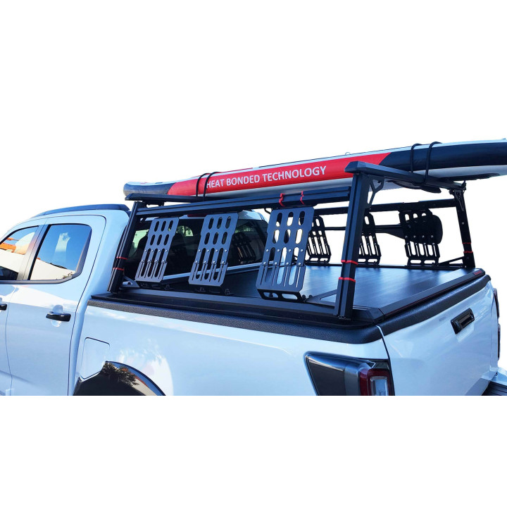 Manual Roll Top Tonneau Bed Cover, Tessera 4x4 Roll+, Isuzu D-Max Double Cab 2021 - Present - EDK.ro