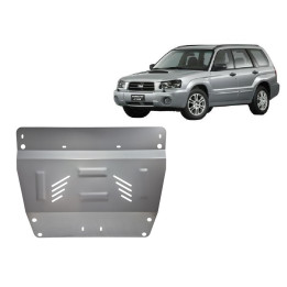 Aluminium Skid Plate for Engine, Scut Protection 2, Subaru Forester 2002 - 2008 - EDK.ro