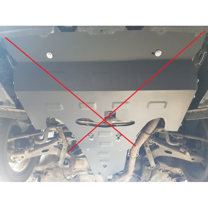 Skid Plate for Gearbox, Scut Protection Manual 4, Subaru Forester 2014 - 2018 - EDK.ro
