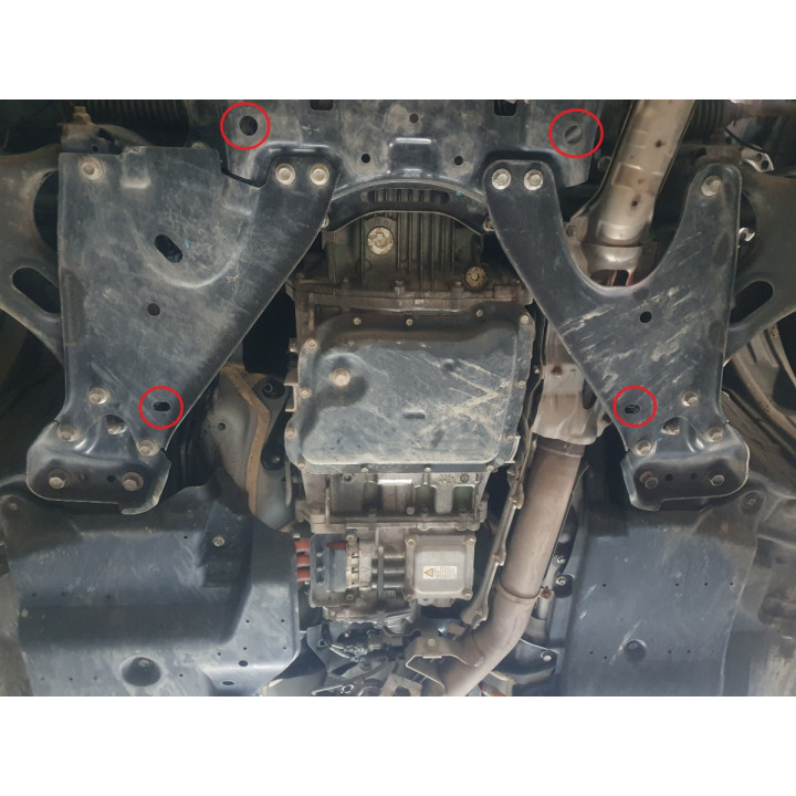 Skid Plate for Gearbox, Scut Protection, Subaru Forester 2018 - Present - EDK.ro