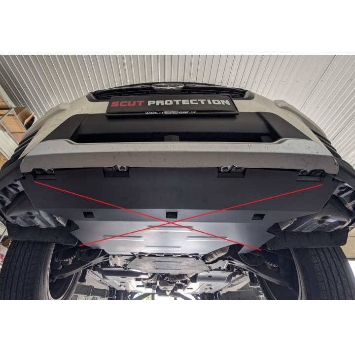 Skid Plate for Gearbox, Scut Protection, Subaru Forester 2018 - Present - EDK.ro