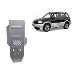 Aluminium Skid Plate for Gearbox, Scut Protection, Suzuki Grand Vitara 1999 - 2005 - EDK.ro