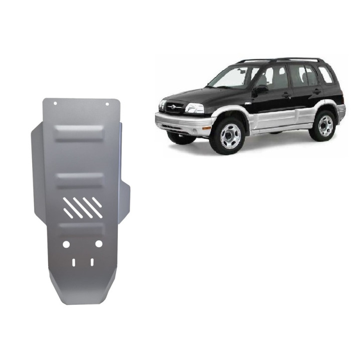 Aluminium Skid Plate for Gearbox, Scut Protection, Suzuki Grand Vitara 1999 - 2005 - EDK.ro