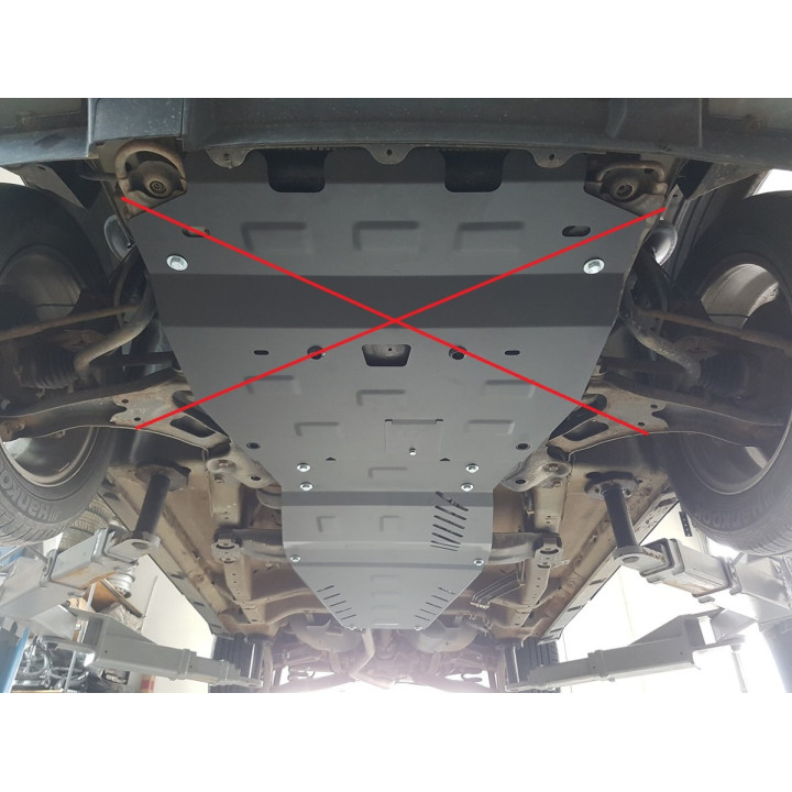 Skid Plate for Gearbox, Scut Protection 2, Suzuki Grand Vitara 2005 - 2019 - EDK.ro