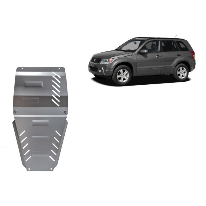 Scut Cutie de Viteze din Aluminiu, Scut Protection 2, Suzuki Grand Vitara 2005 - 2019 - EDK.ro