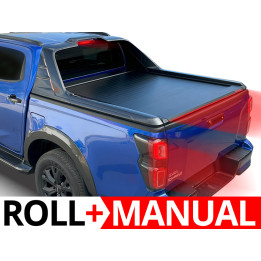 Manual Roll Top Tonneau Bed Cover, Tessera 4x4 Roll+, Isuzu D-Max Sailplane 2021 Double Cab 2021 - Present - EDK.ro