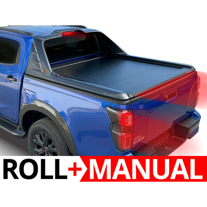 Închidere de Benă Tip Rulou Manual, Tessera 4x4 Roll+, Isuzu D-Max Sailplane 2021 Cabină Dublă 2021 - Prezent - EDK.ro