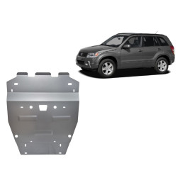 Aluminium Skid Plate for Engine, Scut Protection, Suzuki Grand Vitara 2005 - 2019 - EDK.ro