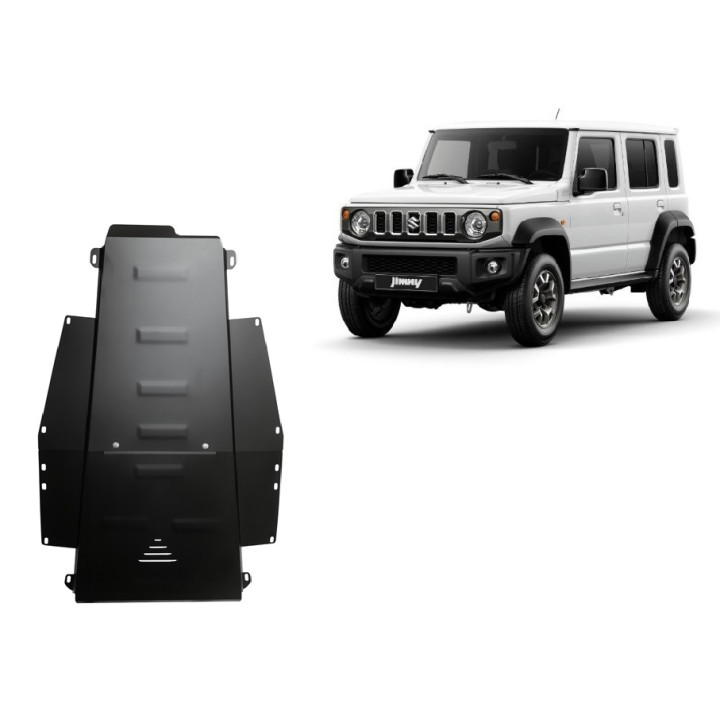 Skid Plate for Transfer Case, Scut Protection Case/reducer 5 Door Model, Suzuki Jimny 2018 - Present - EDK.ro