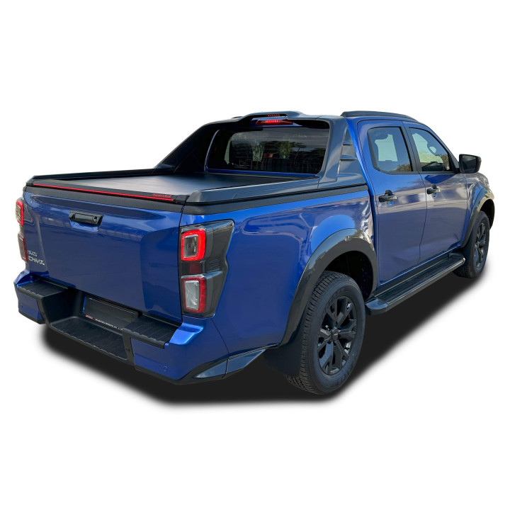 Manual Roll Top Tonneau Bed Cover, Tessera 4x4 Roll+, Isuzu D-Max Sailplane 2021 Double Cab 2021 - Present - EDK.ro