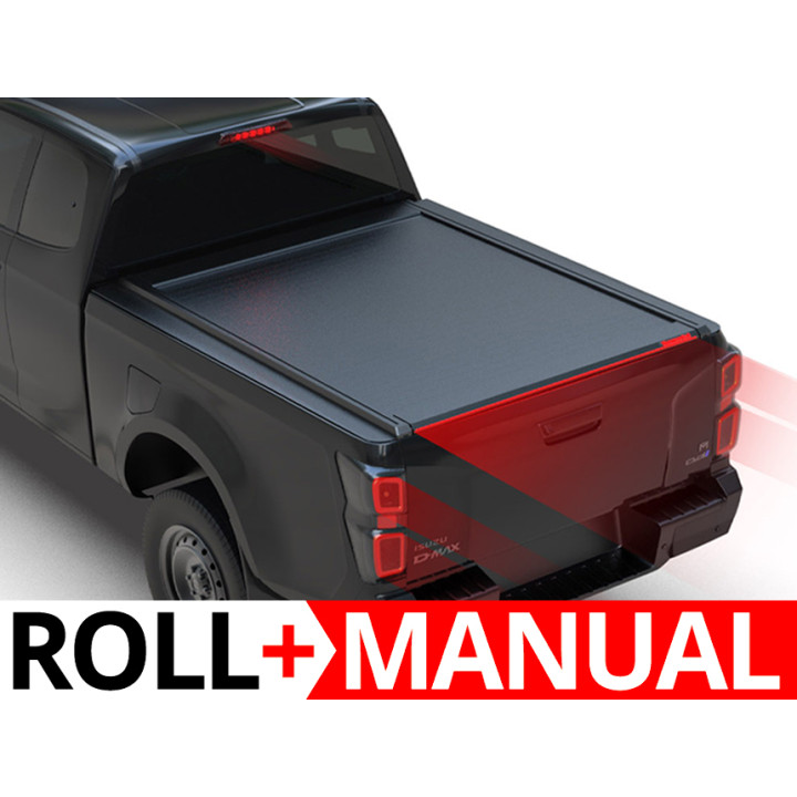 Închidere de Benă Tip Rulou Manual, Tessera 4x4 Roll+, Isuzu D-Max Cabină Extra 2021 - Prezent - EDK.ro