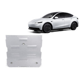 Aluminium Skid Plate for Engine, Scut Protection AWD Front, Tesla Model Y 2024 - Present - EDK.ro