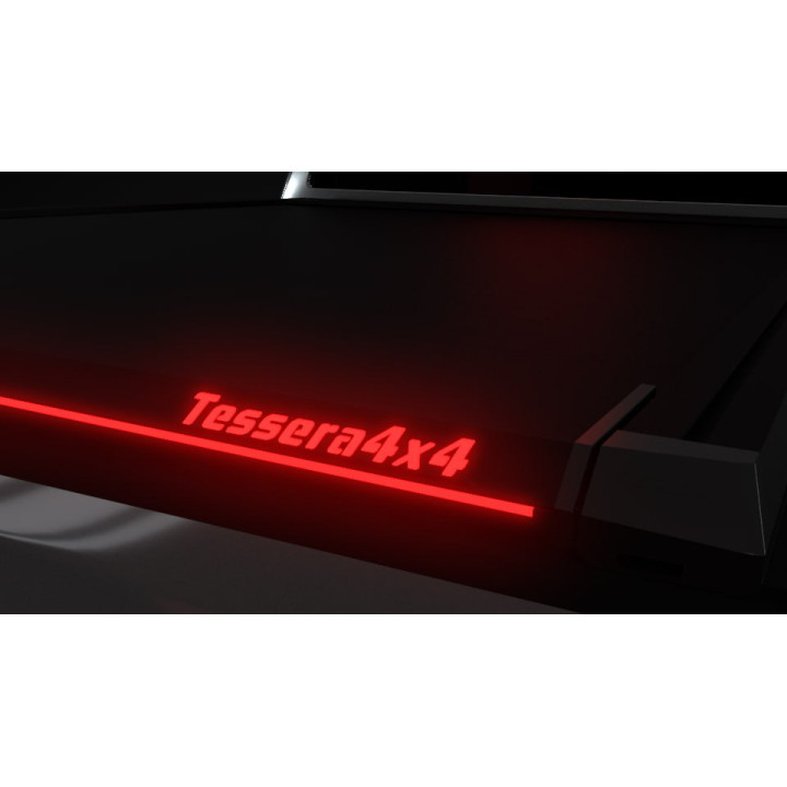Manual Roll Top Tonneau Bed Cover, Tessera 4x4 Roll+, Isuzu D-Max Extra Cab 2021 - Present - EDK.ro