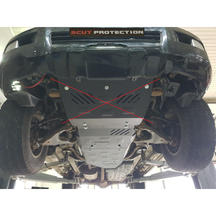 Skid Plate for Gearbox, Scut Protection, Toyota 4Runner 2002 - 2009 - EDK.ro
